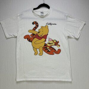 Vintage Winnie The Pooh T Shirt Size Medium California Tigger White